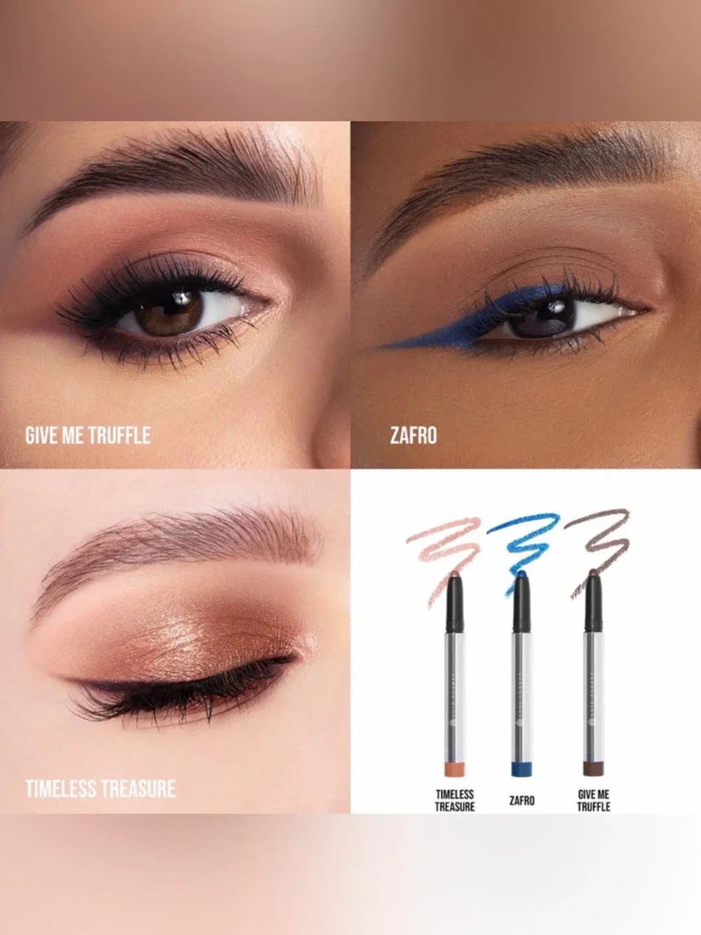 NWT Beauty Creations Luis Torres Vol 2 PR Eyeshadow Sticks - Bronze, Blue, Brown